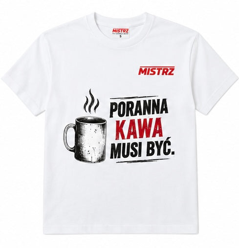 Koszulka biała z nadrukiem